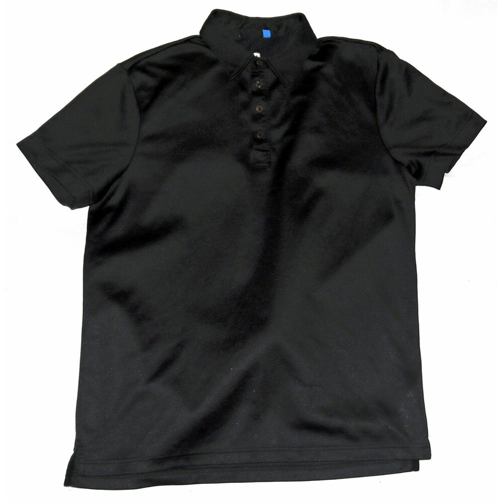 J. Lindeberg Men's Regular Fit Short Sleeve Golf Solid Stretch Shirt Size Medium